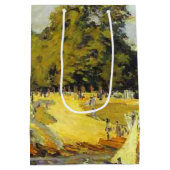 Regatta in Hampton Court Alfred Sisley Poster Medium Cadeauzakje (Achterkant)