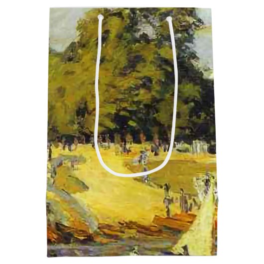 Regatta in Hampton Court Alfred Sisley Poster Medium Cadeauzakje (Achterkant)