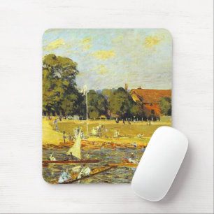 Regatta in Hampton Court Alfred Sisley Poster Muismat
