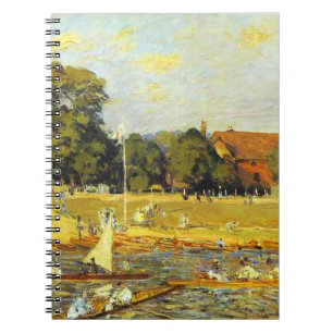Regatta in Hampton Court Alfred Sisley Poster Notitieboek