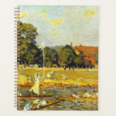 Regatta in Hampton Court Alfred Sisley Poster Planner (Voorkant)