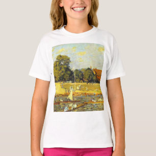 Regatta in Hampton Court Alfred Sisley Poster T-shirt