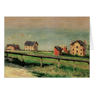 Regatta in Villerville door Gustave Caillebotte