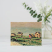 Regatta in Villerville door Gustave Caillebotte Briefkaart (Staand voorkant)