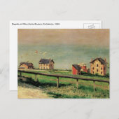 Regatta in Villerville door Gustave Caillebotte Briefkaart (Voorkant / Achterkant)