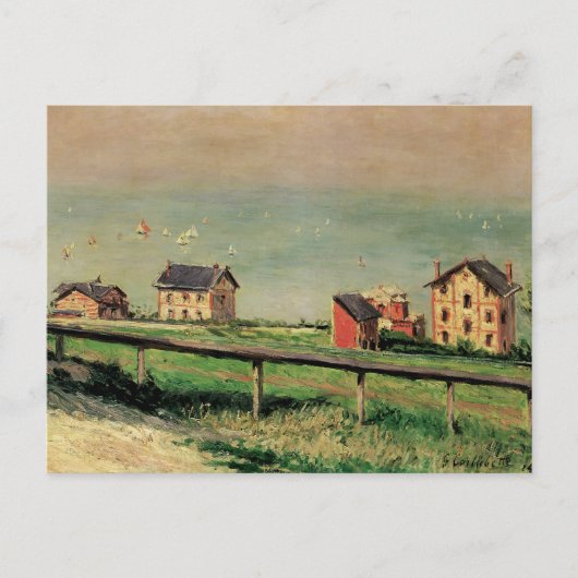 Regatta in Villerville door Gustave Caillebotte Briefkaart (Voorkant)
