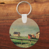 Regatta in Villerville door Gustave Caillebotte Sleutelhanger (Voorkant)