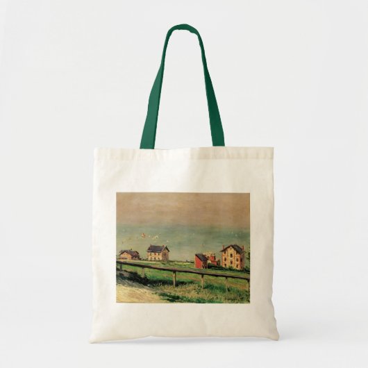Regatta in Villerville door Gustave Caillebotte Tote Bag (Voorkant)