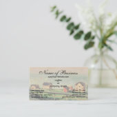 Regatta in Villerville door Gustave Caillebotte Visitekaartje (Staand voorkant)