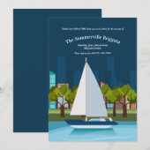 Regatta partij kaart (Voorkant / Achterkant)