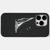 Regatta Sailboat on Carbon Fiber Style Case-Mate iPhone Case (Achterkant (horizontaal))