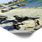 Regatta te Saint-Adresse Poster (Hoek)