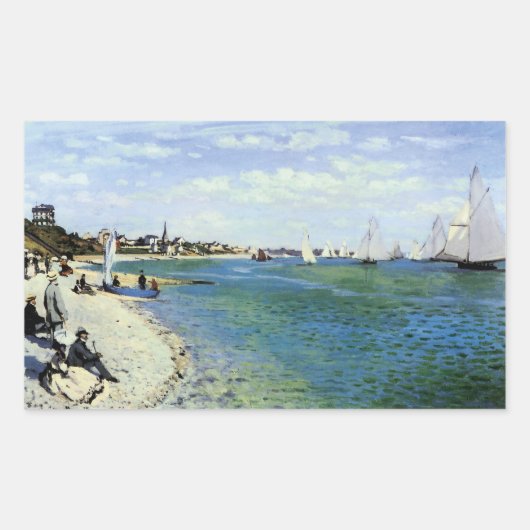 Regatta te Saint-Adresse Rechthoekige Sticker (Voorkant)