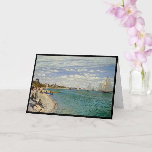 Regatta te Sainte-Adresse, Monet Kaart (Orchidee)