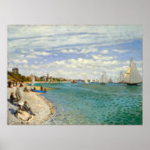 Regatta te Sainte-Adresse, Monet Poster (Voorkant)