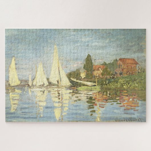 Regattas at Argenteuil, Monet Legpuzzel (Horizontaal)