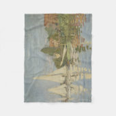Regattas at Argenteuil, OIl Painting, Claude Monet Fleece Deken (Voorkant)