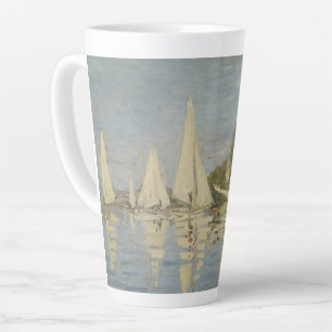 Regatta's bij Argenteuil, Olie Schilderij, Claude Latte Mok