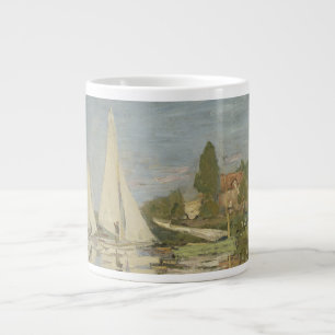 Regatta's bij Argenteuil, Olieverfschilderij, Clau Grote Koffiekop