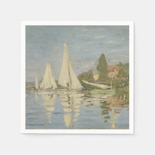 Regatta's bij Argenteuil, Olieverfschilderij, Clau Servet