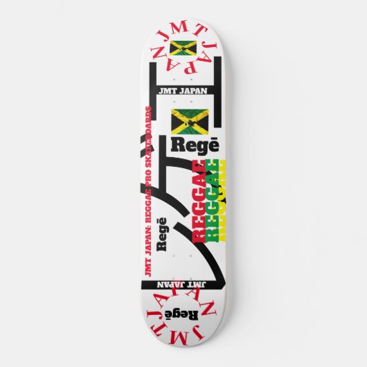 REGE -REGGAE JMT JAPAN 8 1/4" Skateboard Deck (Voorkant)