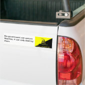 Regeer me niet! bumpersticker (Op Truck)