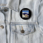 Regel # 1 altijd baas grappige kat meme ronde button 5,7 cm (In situ)