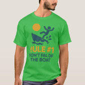 Regel 1 Herfst niet van de boot T-shirt (Voorkant)