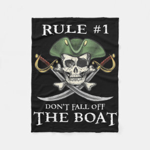 Regel #1 Herfst niet van de bootcruise piratenpart Fleece Deken