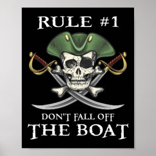 Regel #1 Herfst niet van het bootpiraatgedeelte Poster