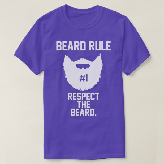 Regel 1 Naleving van de baard 2 T-shirt (Design voorkant)