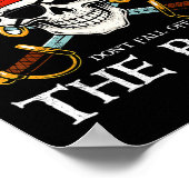 Regel #1 Val Niet Van De Boot Af Kruistocht Piraat Poster (Hoek)