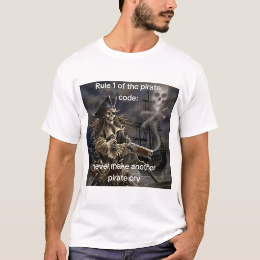 Regel 1 van de Piratencode T-shirt (Voorkant)