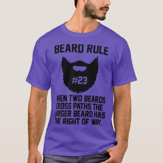 Regel 23 van de spier wanneer twee straten dwars d t-shirt
