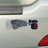 Regel #9 nu bumpersticker (Op auto)
