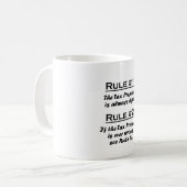 Regel belastingvoorlegger koffiemok (Voorkant links)