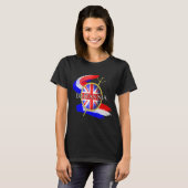 Regel Britannia Union Jack British ThMED Graphic T-shirt (Voorkant volledig)