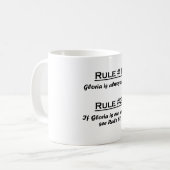 Regel Gloria Koffiemok (Voorkant links)