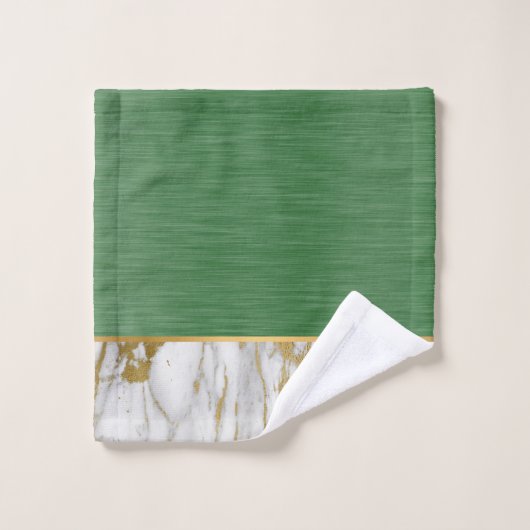 REGEL GROENE MARBLE GOLD BATHROOM TOWEL SET BAD HANDDOEK (Wasdoekje)