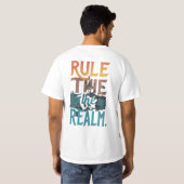 Regel het rijk t-shirt (Achterkant volledig)