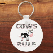 REGEL KOE SLEUTELHANGER (Voorkant)