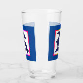 REGEL MONOGRAM INITIAAL R Beer Glas (Links)
