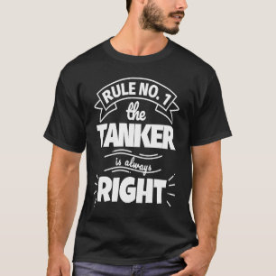 Regel nr. 1: de TANKER heeft altijd gelijk T-shirt