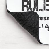 Regel nr. 1: Vrouwen hebben altijd gelijk in artik Muismat (Hoek)