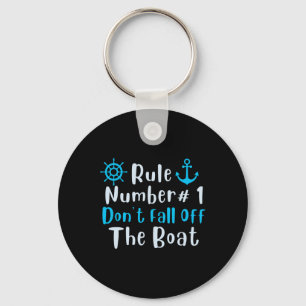 Regel nummer 1 Herfst niet van de boot Fun Cruise Sleutelhanger