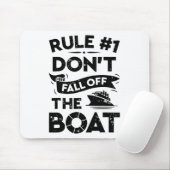 Regel nummer 1 Herfst niet van de boot Funny Ship Muismat (Met muis)