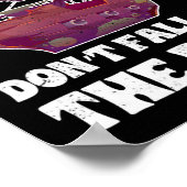 Regel nummer #1 Herfst niet van de bootpiratenfunn Poster (Hoek)