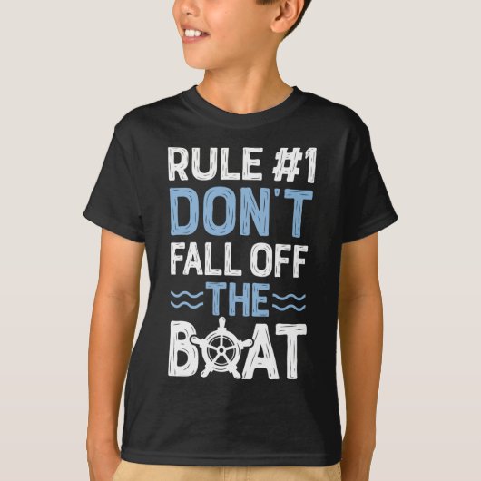 Regel nummer 1 Herfst niet van het cruiseschip T-shirt (Voorkant)