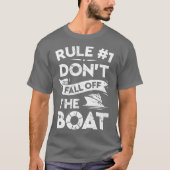 Regel nummer 1 Herfst van de boot t shirt niet (Voorkant)