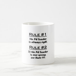 Regel PE-leraar Koffiemok